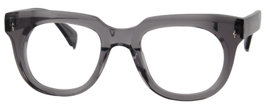 Safari Men Afro Motif Eyeglasses: Oba - Transparent Grey - SpecSMART Eye Clinic (Front View)